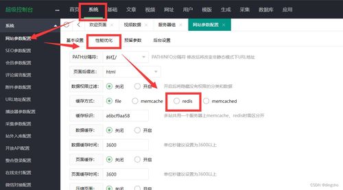 蘋果cms 開啟高速緩存加快訪問速度
